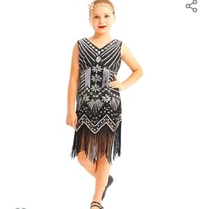 Girls flapper dress size 8/10
